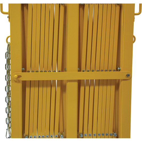Expandable Barrier, 84" H x 20' L, Yellow PB Rental Co. Ltd.