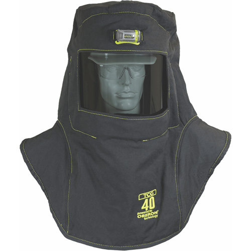 TCG Arc Flash Hood, Black, 40 cal/cm², ANSI Z87.1/ASTM F1506/ASTM F1959/ASTM F2178/Meets/Exceeds CSA Z462/NFPA 70E, 4 Arc Flash PPE Category Level PB Rental Co. Ltd.