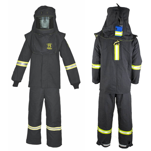 Ensemble de manteau contre l'arc &eacute;lectrique TCG t-grand avec courroie de sortie, 75 cal/cm² PB Rental Co. Ltd.