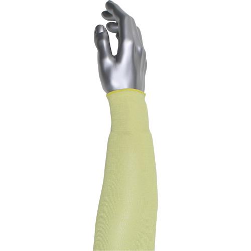 Manchette r&eacute;sistante &agrave; la coupe &agrave; pli unique Kut Gard, Aramide/ATA, 10", ASTM ANSI niveau A4, Jaune PB Rental Co. Ltd.