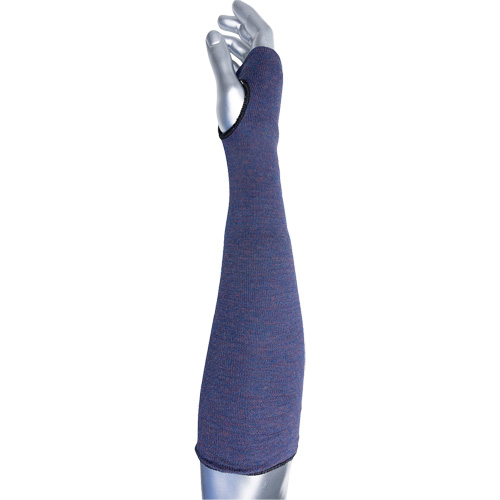Manchette ASP &agrave; 2 plis avec trou pour pouce ECO Series Kut Gard, Aramide, 14", ASTM ANSI niveau A3, Mauve PB Rental Co. Ltd.