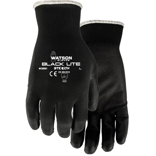 Gants 391 Stealth Black Lite, T-petit, R&ecirc;vetement Polyur&eacute;thane, Enveloppe en Polyester PB Rental Co. Ltd.