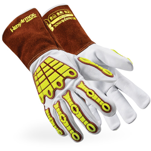 Gants de soudage 5056IMP HeatArmor, Cuir fleur de ch&egrave;vre, Taille Grand PB Rental Co. Ltd.