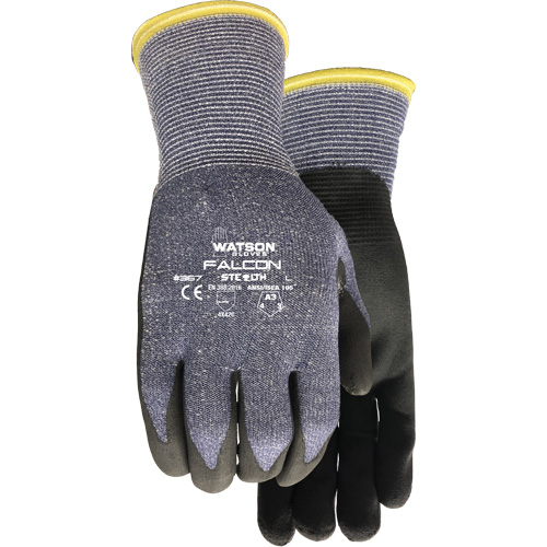 Gants r&eacute;sistant &agrave; la coupe Stealth Falcon 367, Taille Petit, Calibre 15, Rev&ecirc;tement Mousse de nitrile, Enveloppe en Fibre de verre/PEHP/Nylon/Spandex, ASTM ANSI niveau A3/EN 388 niveau C PB Rental Co. Ltd.
