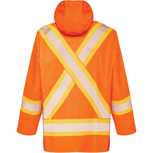 R804 Hurricane Rain Jacket, Small, High Visibility Orange PB Rental Co. Ltd.