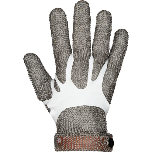 Gants en maille m&eacute;tallique MMG conformes aux normes alimentaires, Taille 2T-petit, Enveloppe en Acier inoxydable, ASTM ANSI niveau A9 PB Rental Co. Ltd.