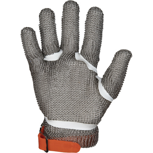 Gants en maille m&eacute;tallique MMG conformes aux normes alimentaires, Taille 2T-petit, Enveloppe en Acier inoxydable, ASTM ANSI niveau A9 PB Rental Co. Ltd.