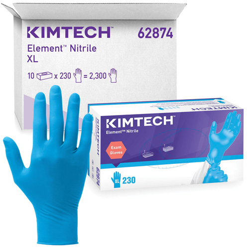 Kimtech Element Exam Gloves, X-Small, Nitrile, 3.2-mil, Powder-Free, Blue, Class 2 PB Rental Co. Ltd.