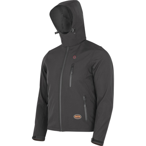 Heated Soft-Shell Jacket, Men's, Small, Black PB Rental Co. Ltd.