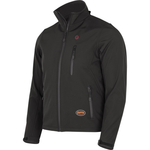 Heated Soft-Shell Jacket, Men's, Small, Black PB Rental Co. Ltd.