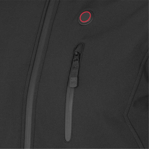 Heated Soft-Shell Jacket, Men's, Small, Black PB Rental Co. Ltd.