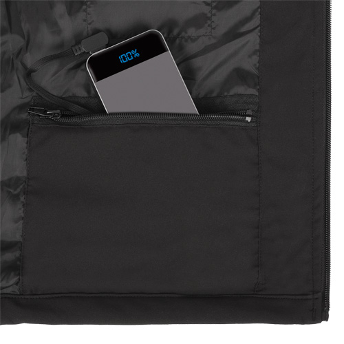 Heated Soft-Shell Jacket, Men's, Small, Black PB Rental Co. Ltd.