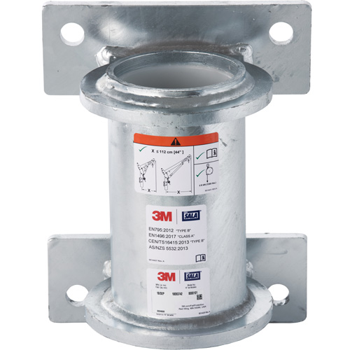 DBI-SALA&reg; Confined Space Wall Mount Base, Galvanized PB Rental Co. Ltd.