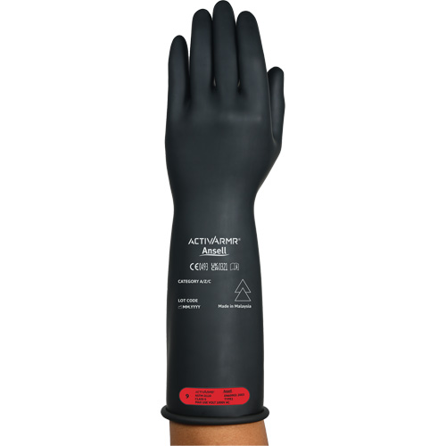 Gants &eacute;lectriques isol&eacute;s ultra l&eacute;gers ActivArmr RIG R014BUL, ASTM classe 0, Taille 11, 14" lo PB Rental Co. Ltd.