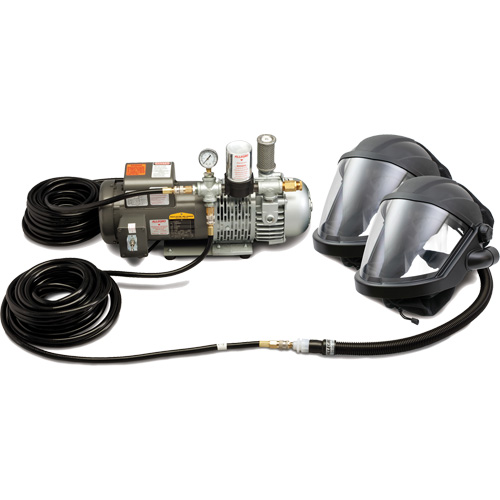 Syst&egrave;me de protection &agrave; alimentation en air MAXSHIELD pour 2 travailleur PB Rental Co. Ltd.