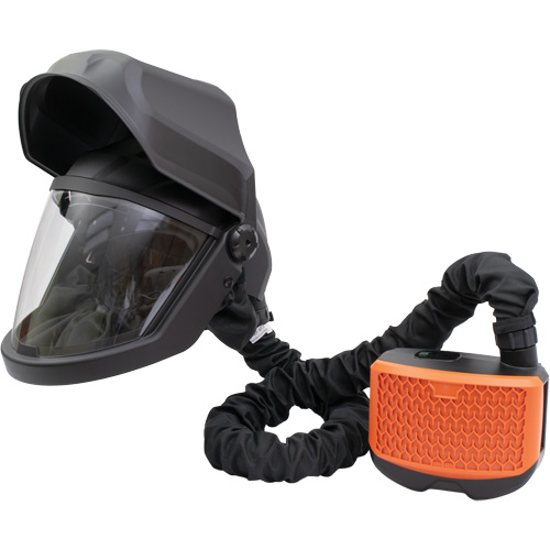 Visi&egrave;re rabattable PEAKAIR DEFENDER & ensemble de souffleur X90VX, Respirateur &agrave; masque/Masque de soudage, Pile Lithium-ion PB Rental Co. Ltd.