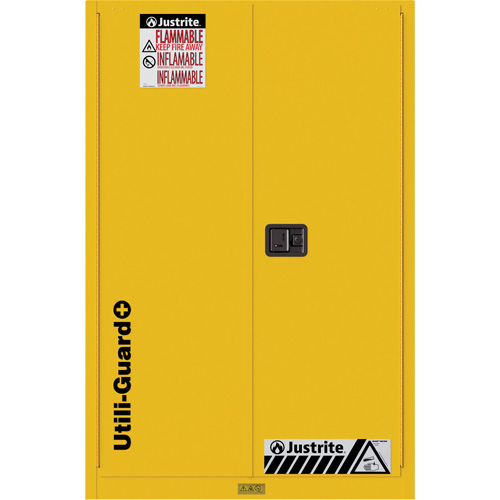 Utili-Guard+ Flammable Safety Cabinet, 45 gal., 2 Door, 43" W x 65" H x 22" D PB Rental Co. Ltd.