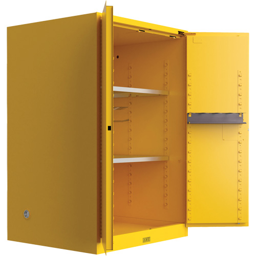 Utili-Guard+ Flammable Safety Cabinet, 45 gal., 2 Door, 43" W x 65" H x 22" D PB Rental Co. Ltd.