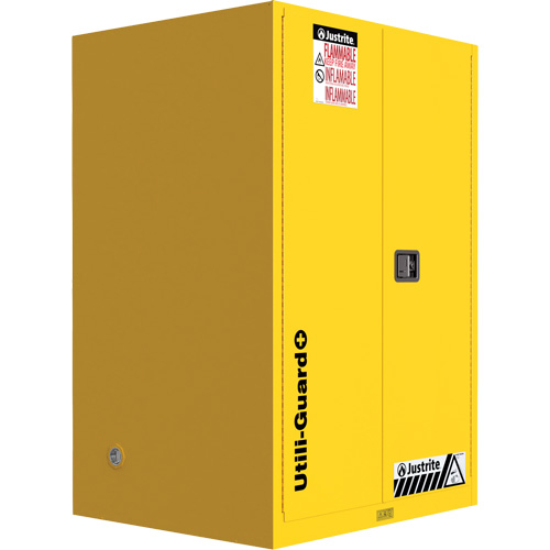 Utili-Guard+ Flammable Safety Cabinet, 45 gal., 2 Door, 43" W x 65" H x 22" D PB Rental Co. Ltd.