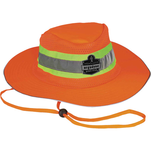 Chapeau de soleil de garde forestier GloWear 8935, grand/tr&egrave;s-grand, Orange haute visibilit&eacute;, Polyester PB Rental Co. Ltd.