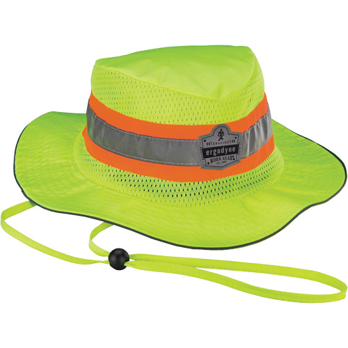 Chapeau de soleil de garde forestier GloWear 8935, petit/moyen, Jaune lime haute visibilit&eacute;, Polyester PB Rental Co. Ltd.