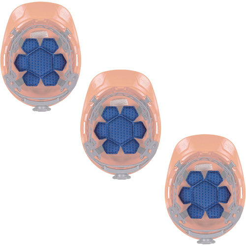 Coussin sup&eacute;rieur de refroidissement pour casque de s&eacute;curit&eacute; Chill-Its 6612 &agrave; &eacute;vacuation de lhumidit&eacute; PB Rental Co. Ltd.