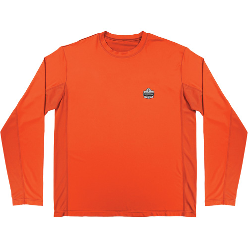 Chemise de refroidissement &agrave; manches longues avec protection solaire et UV Chill-Its 6689, Orange, Petit PB Rental Co. Ltd.