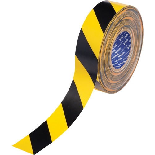 ToughStripe&reg; Max Floor Marking Tape, 2" x 100', Polyester, Black and Yellow PB Rental Co. Ltd.