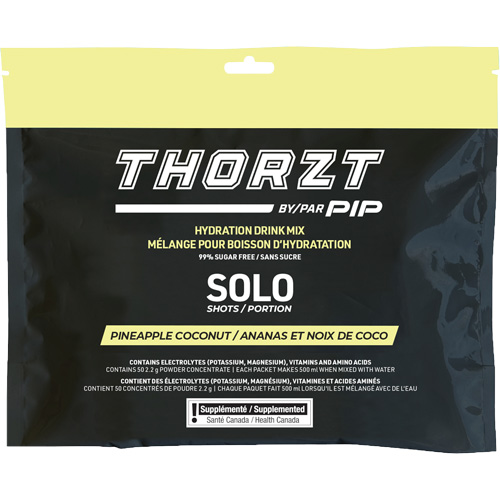 THORZT Sugar-Free Solo Shot Hydration Drink Mix, Single Serve, Pineapple-Coconut PB Rental Co. Ltd.