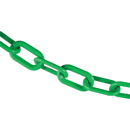 Chaîne de barri&egrave;re en plastique, Vert, Maillon de 2", 100' de long PB Rental Co. Ltd.