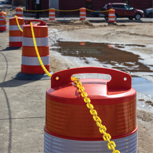 Chaîne de barri&egrave;re en plastique, Vert, Maillon de 2", 100' de long PB Rental Co. Ltd.