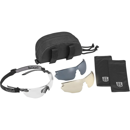Combat Safety Glasses Kit, Clear/Copper/Smoke Lens, Anti-Fog/Anti-Scratch, ANSI Z87+ PB Rental Co. Ltd.