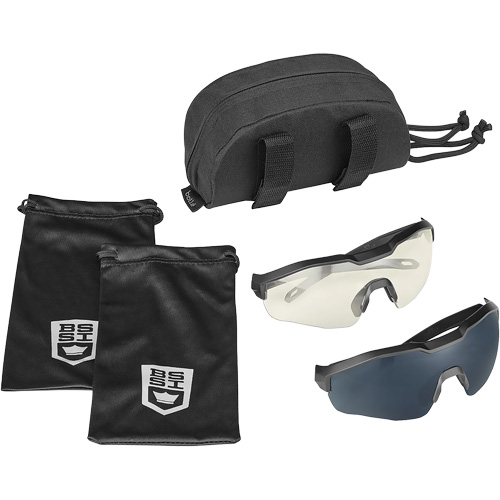 Ensemble de cache-œil pour lunettes de s&eacute;curit&eacute; MY6, Lentille Transparent/Fum&eacute;e, Antibu&eacute;e/Anti-&eacute;gratignures, ANSI Z87+ PB Rental Co. Ltd.