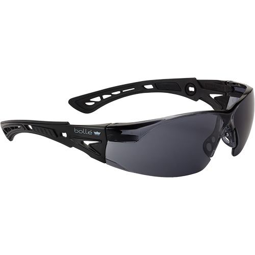 Lunettes de s&eacute;curit&eacute; Rush + Petit BSSI, Lentille Fum&eacute;e/Gris, Antibu&eacute;e/Anti-&eacute;gratignures, ANSI Z87+ PB Rental Co. Ltd.