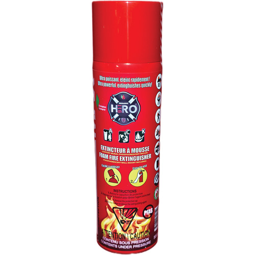 Extincteur Hero 911 sans PFAS, ACK, Capacit&eacute; 500 ml PB Rental Co. Ltd.
