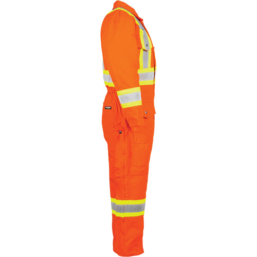 Salopette en canevas doubl&eacute;e haute visibilit&eacute;, 2T-Grand, Orange haute visibilit&eacute; PB Rental Co. Ltd.