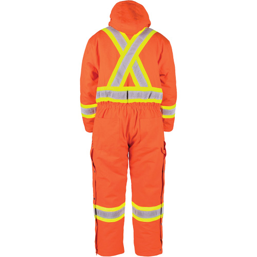Salopette en canevas doubl&eacute;e haute visibilit&eacute;, 2T-Grand, Orange haute visibilit&eacute; PB Rental Co. Ltd.