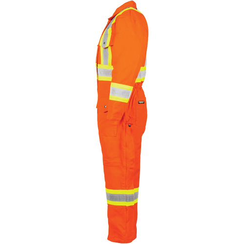Salopette en canevas doubl&eacute;e haute visibilit&eacute;, 2T-Grand, Orange haute visibilit&eacute; PB Rental Co. Ltd.