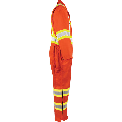 Combinaison non doubl&eacute;e haute visibilit&eacute;, Petit, Orange haute visibilit&eacute; PB Rental Co. Ltd.