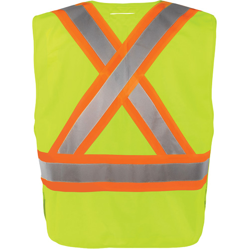 High-Visibility 5-Point Tear Away Vest, High Visibility Orange, 2X-Large/3X-Large, Polyester PB Rental Co. Ltd.