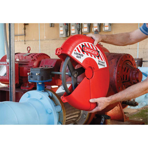 Dispositif de verrouillage coulissant pour vanne &agrave; opercule, Type Volant PB Rental Co. Ltd.
