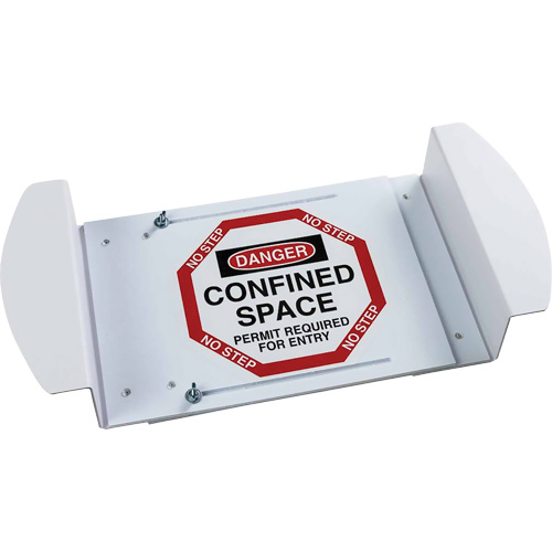 "Danger Confined Space Permit Required For Entry" Manhole Sign, 21" x 30", Polystyrene, English PB Rental Co. Ltd.