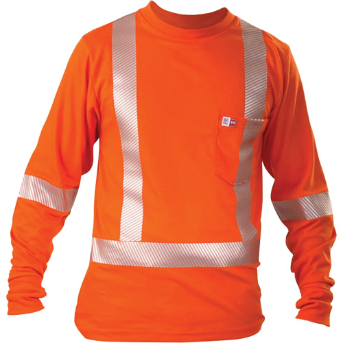 Long-Sleeved T-Shirt, Medium, Orange PB Rental Co. Ltd.