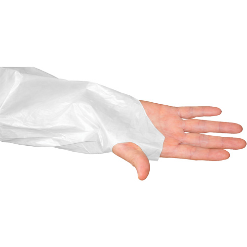 Blouse CoverMe avec passe-pouces, Taille unique, Blanc, Poly&eacute;thyl&egrave;ne PB Rental Co. Ltd.