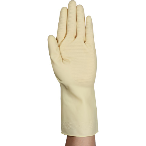 Gants naturels et l&eacute;gers AlphaTec 87-137, Taille 10, 11,8" lo, Latex de caoutchouc, 16 mils PB Rental Co. Ltd.
