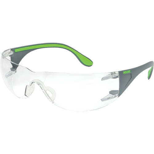 Adapt Lite Grey/Green Safety Glasses, Clear Lens, Anti-Fog/Anti-Scratch, ANSI Z87+/Meets/Exceeds CSA Z94.3 PB Rental Co. Ltd.