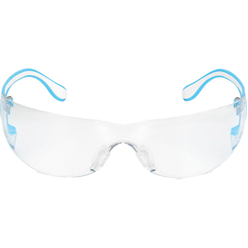 Lunettes de s&eacute;curit&eacute; bleu/blanc Adapt Lite, Lentille Transparent, Antibu&eacute;e/Anti-&eacute;gratignures, ANSI Z87+/R&eacute;pond ou surpasse la norme CSA Z94.3 PB Rental Co. Ltd.