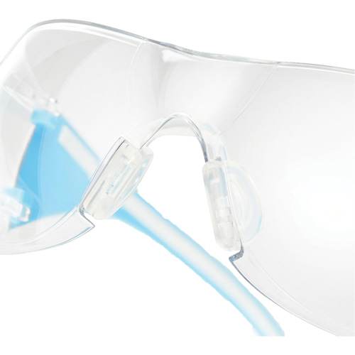Lunettes de s&eacute;curit&eacute; bleu/blanc Adapt Lite, Lentille Transparent, Antibu&eacute;e/Anti-&eacute;gratignures, ANSI Z87+/R&eacute;pond ou surpasse la norme CSA Z94.3 PB Rental Co. Ltd.