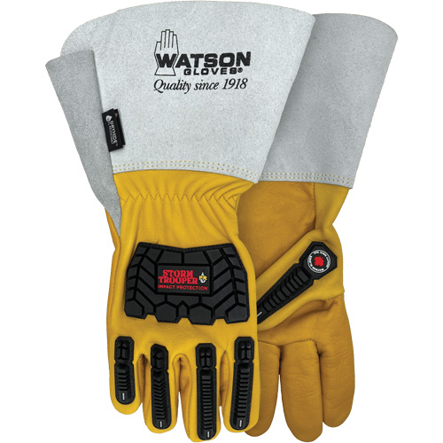 Storm Trooper Water-Resistant Gloves, Small, Cowhide Palm, Gauntlet Cuff PB Rental Co. Ltd.