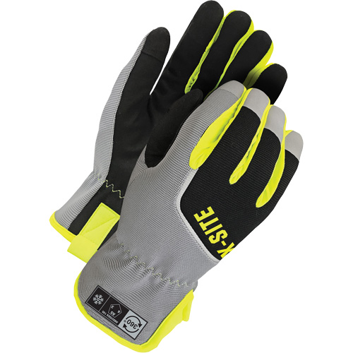 Gants de performance X-Site doubl&eacute;s, r&eacute;sistants &agrave; la coupe et compatibles avec les &eacute;crans tactiles, Taille Moyen, Enveloppe en Thinsulate/Microfibre/Spandex, ASTM ANSI niveau A5 PB Rental Co. Ltd.